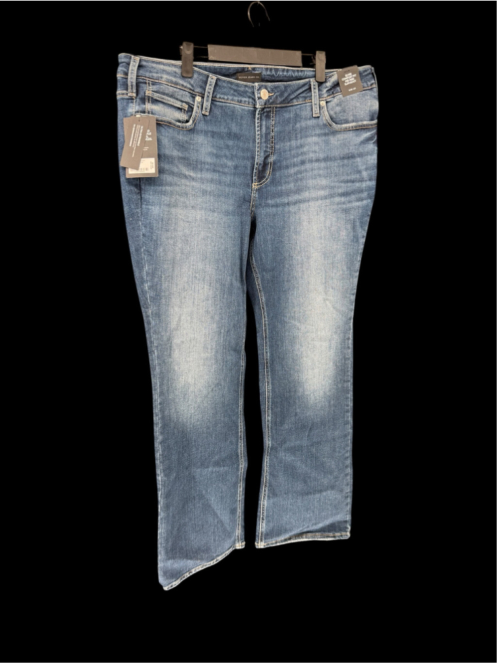 Women's Silver Jeans Co. Elyse Slim Boot Cut Jeans Blue Size 36